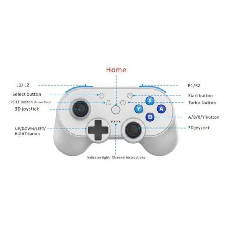Mini Wireless Bluetooth Gamepad For Nintendo Switch Console NS Game Controller Gamepads NFC/Turbo/Auto Turbo Som S7 hot | Электроника