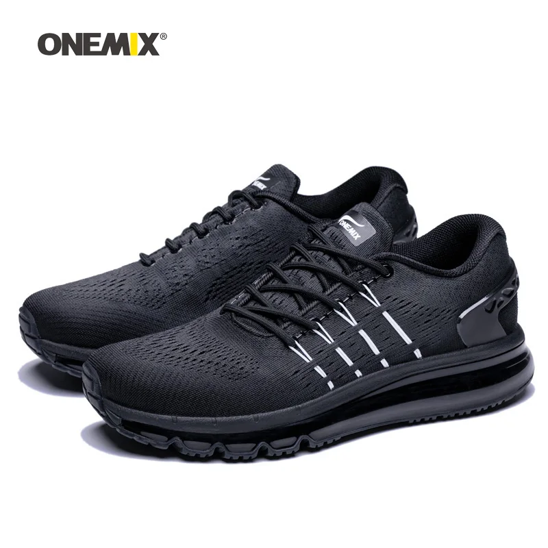Мужские и женские кроссовки ONEMIX Air сетчатые спортивные с полной подушкой на