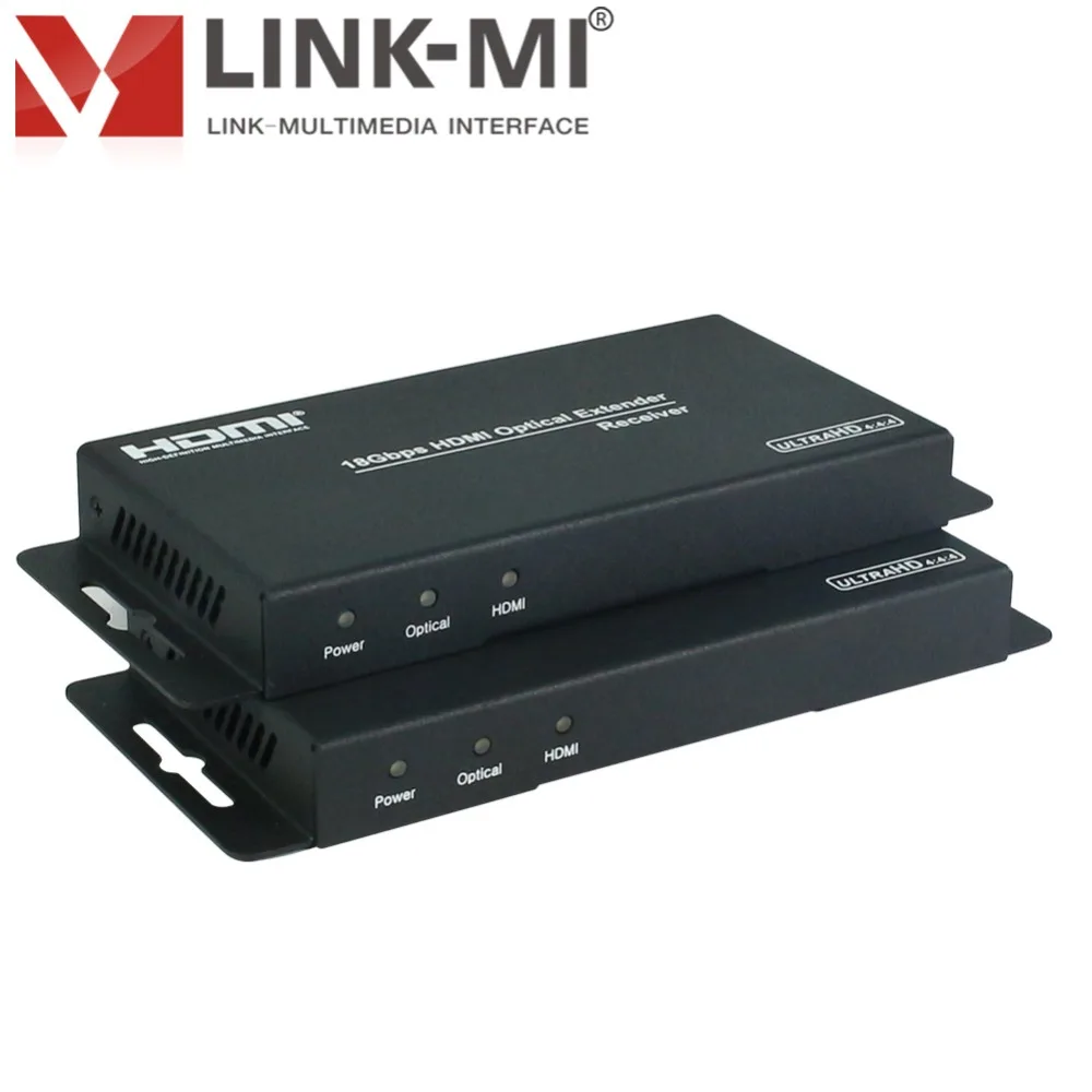 LINK MI LM OF02 hdmi удлинитель из оптического волокна HDMI 2.0b (18 Гбит/с) HDCP 2 и DVI