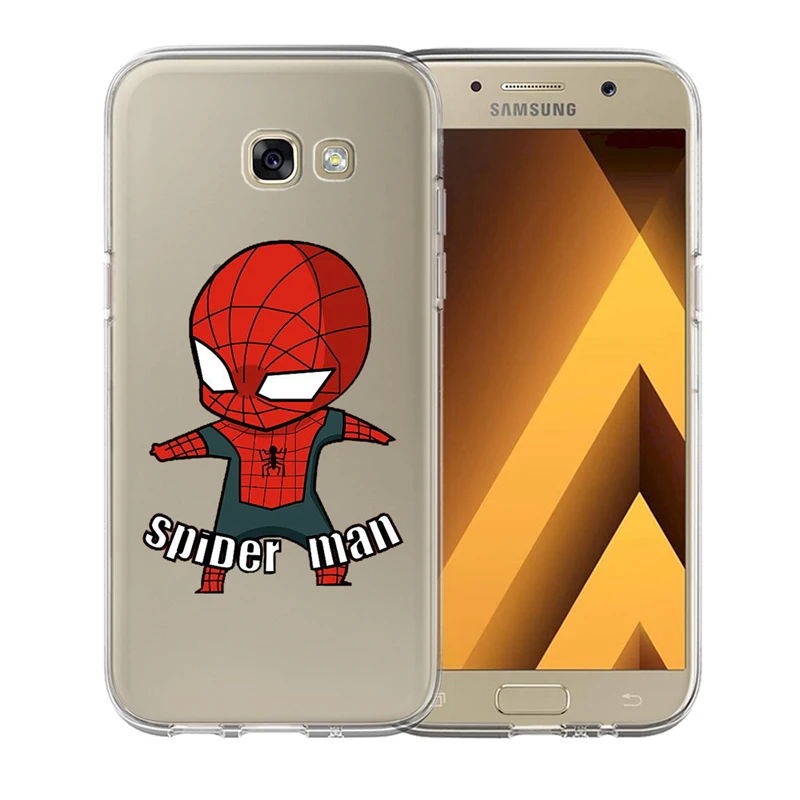 Чехол для телефона Samsung Galaxy S6 S7 S8 S9 S10 Edge Plus Lite A3 A5 A6 A7 A8 2015 2016 2017 2018 Marvel Luxury cartoon cute |