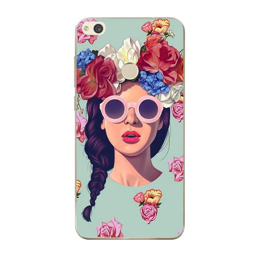 For On Huawei P9 Lite Mini Case Silicone Soft Cover 2017 P10 P20 Cute Cat Coque Bumper Phone |