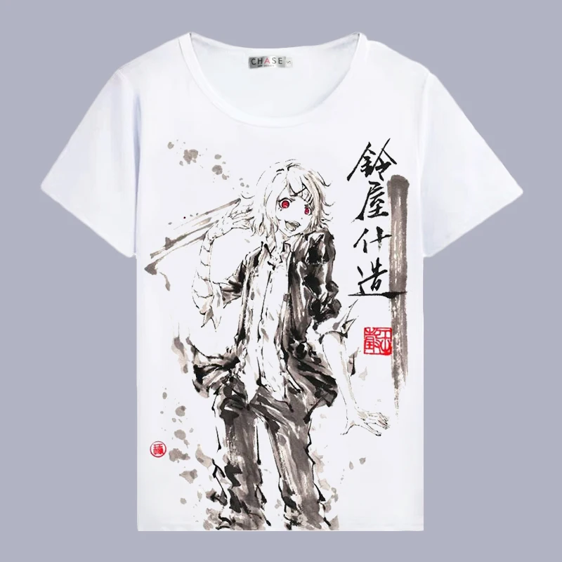 Футболка для костюмированной вечеринки Tokyo Ghoul футболка японского аниме Kaneki Ken