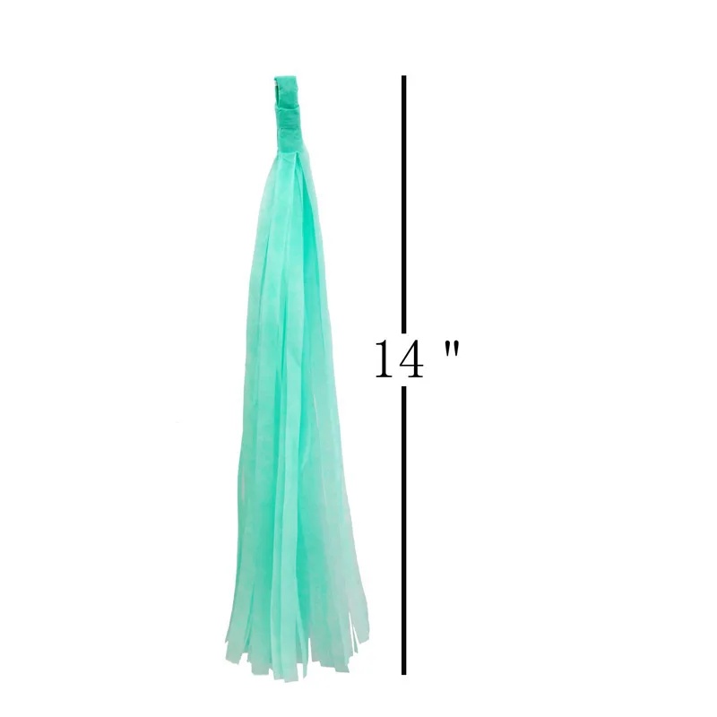 Tissue Paper Tassel Garland Bunting Wedding Decoration Banner Bridal Baby Shower first birthday tropical theme party favor | Дом и сад