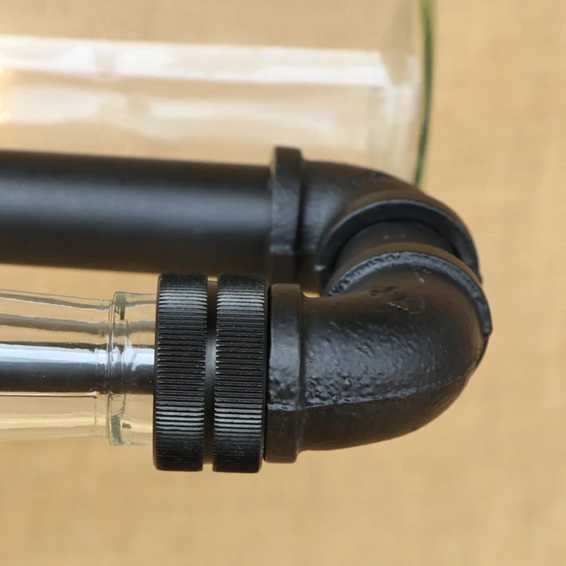 Современный изогнутый стеклянный абажур бутылка Настольный светильник включает