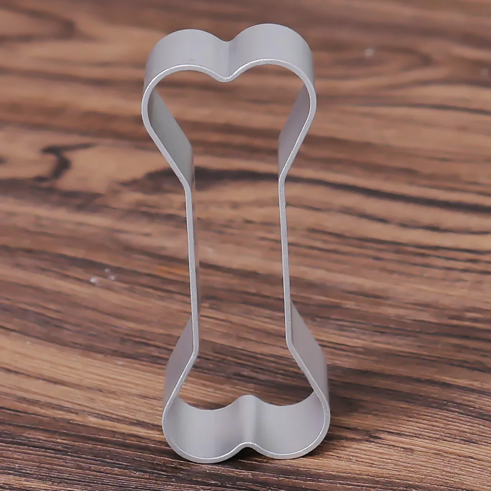 1 шт Серебряная кость собаки выпечки прессформы для печенья формы тортов