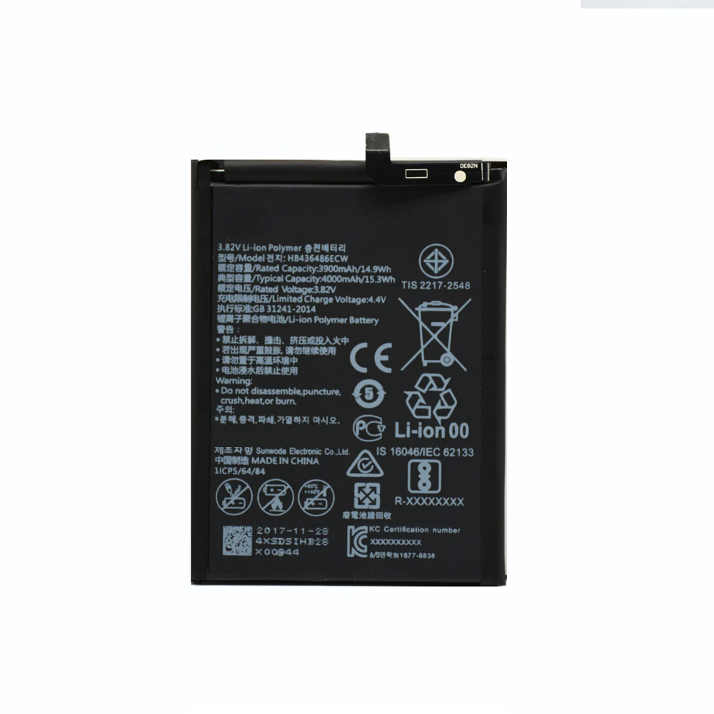 HB436486ECW Сменный аккумулятор для телефона 3900 мАч батареи Huawei Mate 10 + Бесплатные