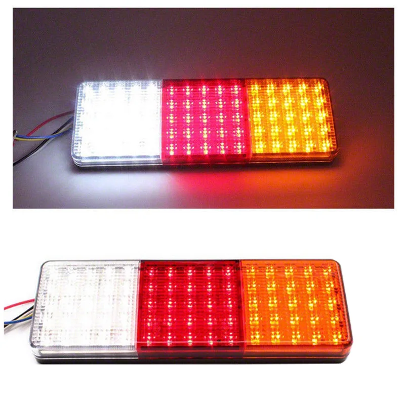 Wxxlan 2 шт. 12В/24В 75leds трейлер грузовик LED Ван задний фонарь лампа противотуманная
