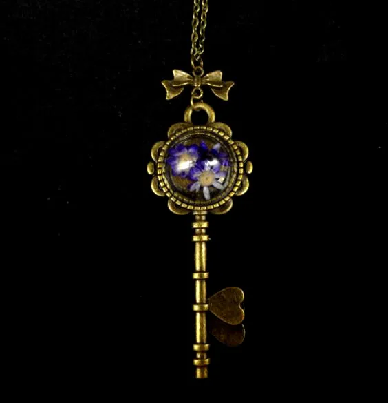 Винтажное ожерелье со стеклянным шариком винтажное ручной работы из античной