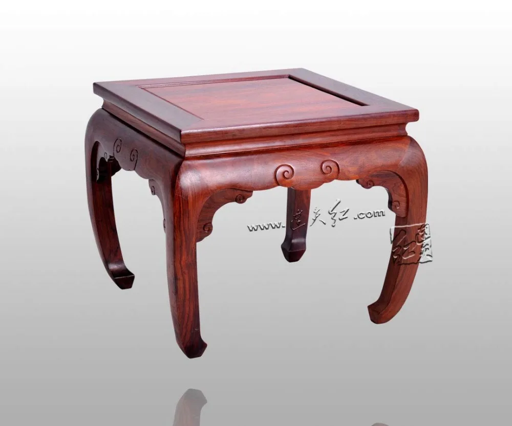 Китайская антикварная мебель Из бирманского розового дерева квадратная