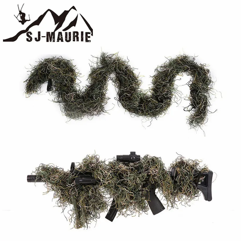 Funda Para Pistola 150 см Охотничья винтовка веревка травяной Тип Ghillie Костюмы покрытие для