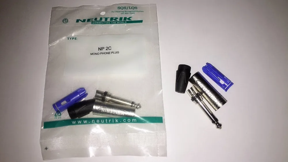 

200Pcs/lot NEUTR1K NP2C sophomore core TS6.35 microphone plugged 6.5 mm mono