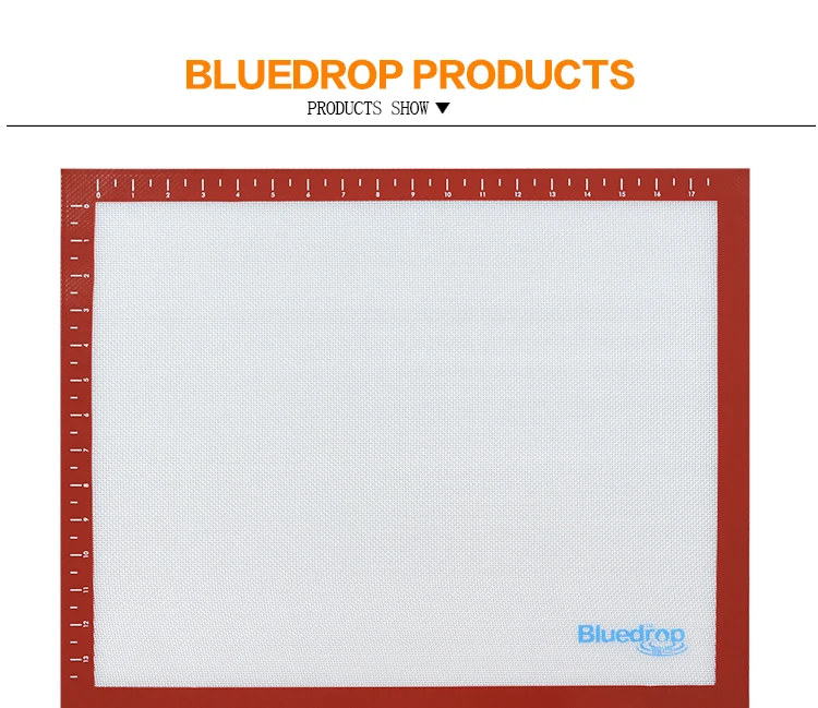 Bluedrop силиконовая прокладка для духовки кондитерский антипригарный коврик для выпечки хлеба лист для кухни рабочий коврик помадка не стикер 40x50 см