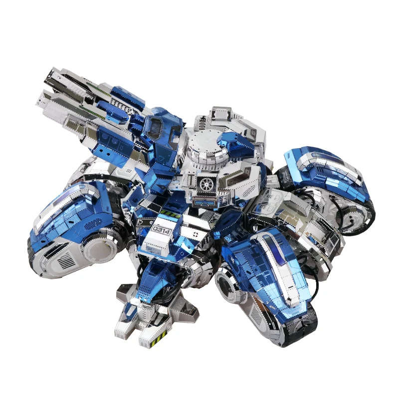 MMZ MODEL MU 3D Metal Puzzle Model Star Craft 2 Siege Tank D