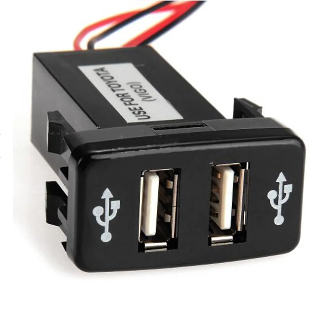 Автомобильное зарядное устройство с двумя USB портами 2 1 А|cars cars|car dvr dualcar audio usb input |
