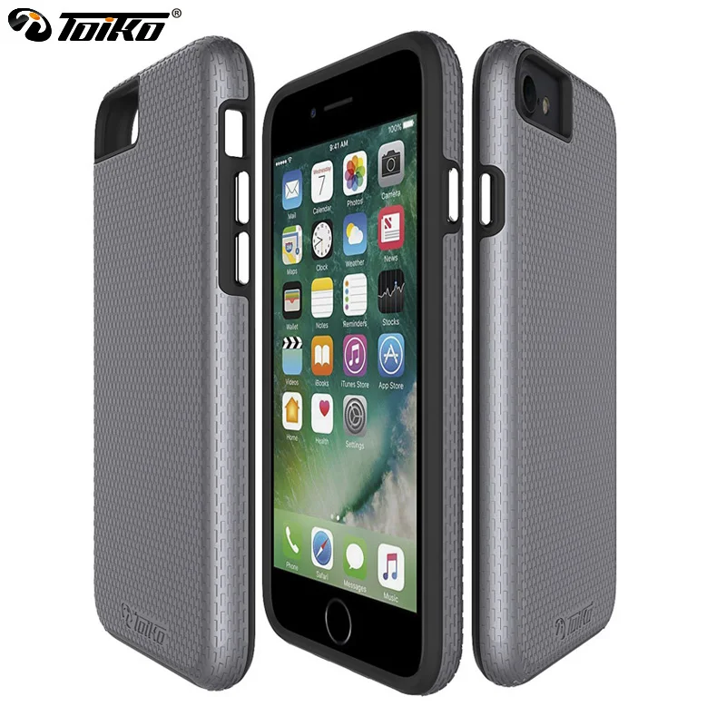 Чехол toyko X Guard 2 в 1 для iPhone 6, 6 S, 7, 8, ударопрочный чехол из ТПУ и поликарбоната для задней панели телефона, двойная защита, прочный Чехол для мобильного телефона