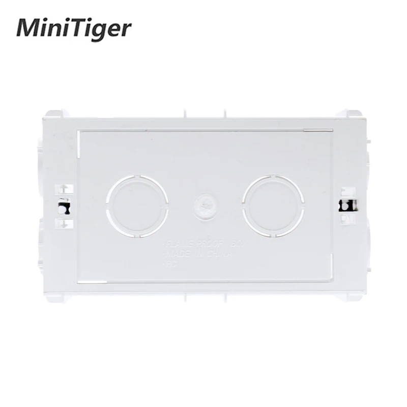 Настенный монтажный ящик Minitiger внутренняя кассета белая задняя коробка 137*83*56 мм