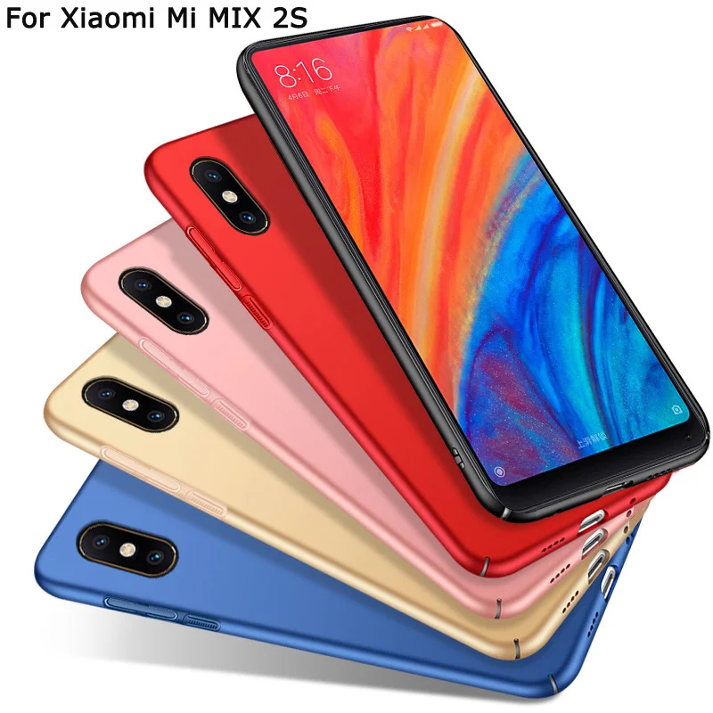 Для Xiaomi mi Mix 2 S Чехол Жесткий PC задняя крышка чехол жесткий чехол для Xiaomi mi X2 S Защитные Матовые чехлы с полным покрытием