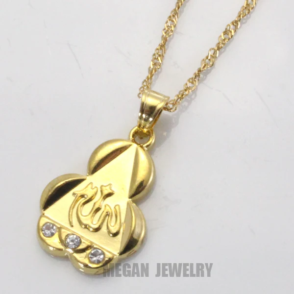 Хрустальный мусульманский Аллах кулон и ожерелье очаровательные ювелирные