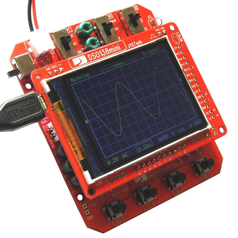 NEW DSO138mini Digital Oscilloscope Kit DIY Learning Pocket-size DSO138 Upgrade W329 | Инструменты