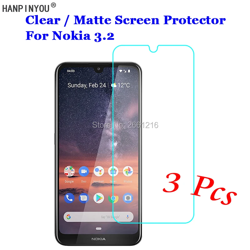 3 шт./лот для Nokia 2/4 2 новый HD прозрачный/антибликовый матовый передний экран