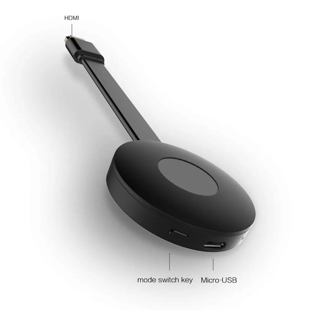 Wecast E8 Смарт пульт от телевизора RK3036 H.265 Dual Core Miracast DLNA обмена потоковыми мультимедийными данными(Airplay) YouTube Wi-Fi Беспроводной Дисплей для Android и ПК с Windows