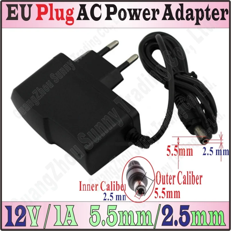 Зарядное устройство для адаптера питания переменного тока 12 В 1 а 100 240 в