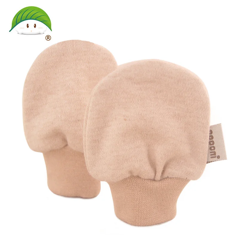 Popomi Baby Socks&ampglove Newborn Protection Face avoid bebe scratch skin 100% Color Cotton Anti Scratching Gloves 14-179 |