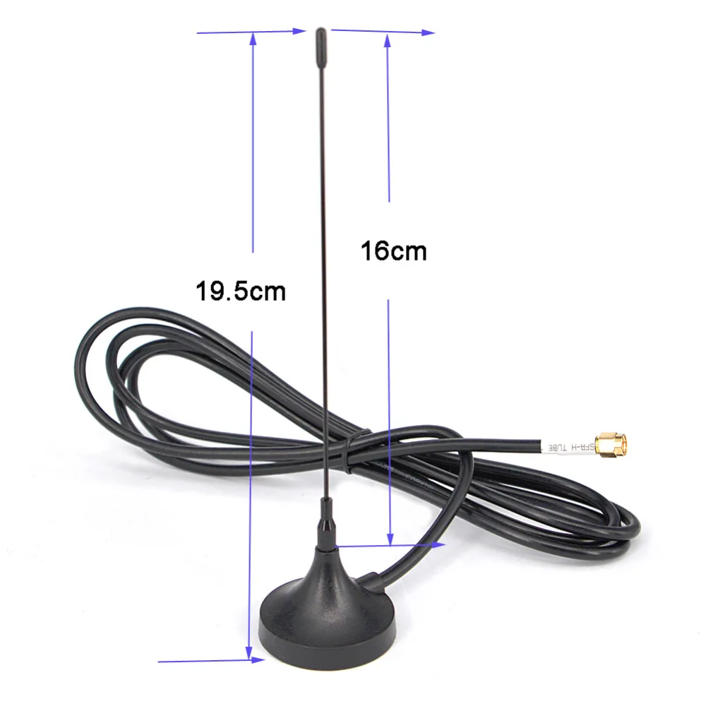 5 дБи 433 МГц антенна SMA Male RG58 2 м Высокое качество UHF Антенна для Ham радио усилитель