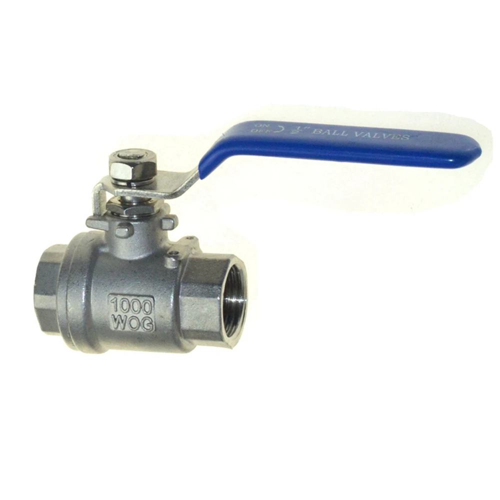 Санитарная труба из нержавеющей стали SS 304 двухкомпонентный шаровой клапан с