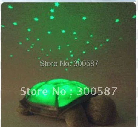 Новинка Лампа Черепахи со звездами 2 й ночник светильник для спящих кукол детская