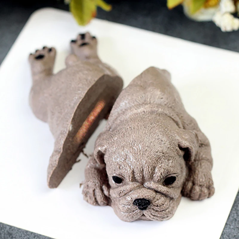 3D стерео Shar Pei силиконовая форма для спящей собаки мусс торта милая собака