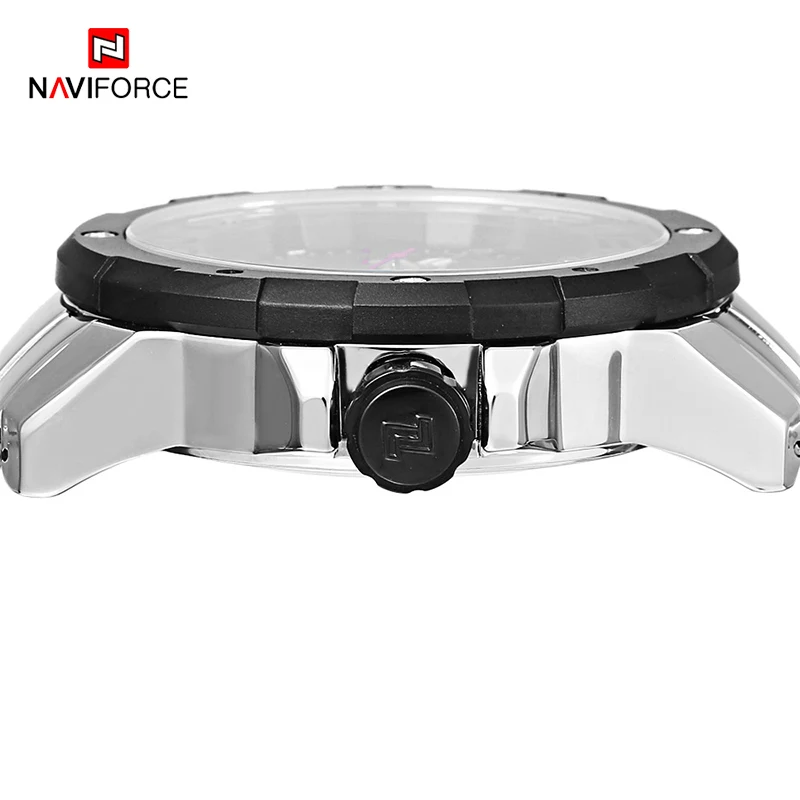 Naviforce Для мужчин Творческий Кварцевые наручные часы модные Элитный бренд Военная