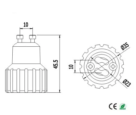 (SPL-102-L9) 100Pcs/ 1000PCS GU10 to Lamp Adapter Converter extender holder adapter | Освещение