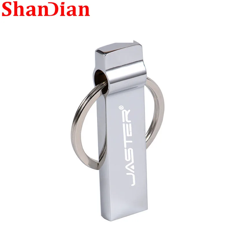 USB-флеш-накопитель SHANDIAN 8/16/4/32 ГБ металлический с кольцом для ключей | Компьютеры и