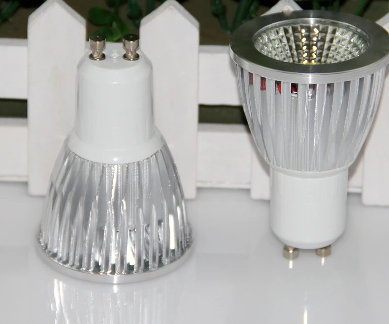 

2 pcs/lot Super Bright GU10 5W Dimmable Non-Dimmable Warm/White 85-265V GU10 COB led Light Lamp Bulb Downlight Spotlight