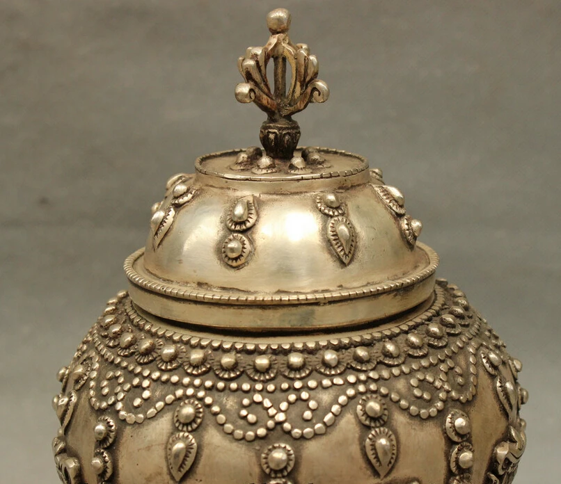 Песня voge gem S3756 8 &quotКитайский Серебряный Буддизм Ваджра Благоприятный Smybol Статуя