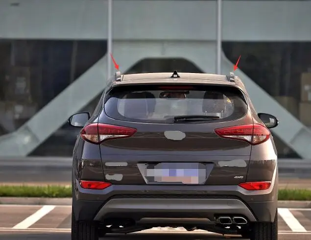 Серебристые/Черные Декоративные прутки на крышу для Hyundai Tucson 2015-2017 | Автомобили и