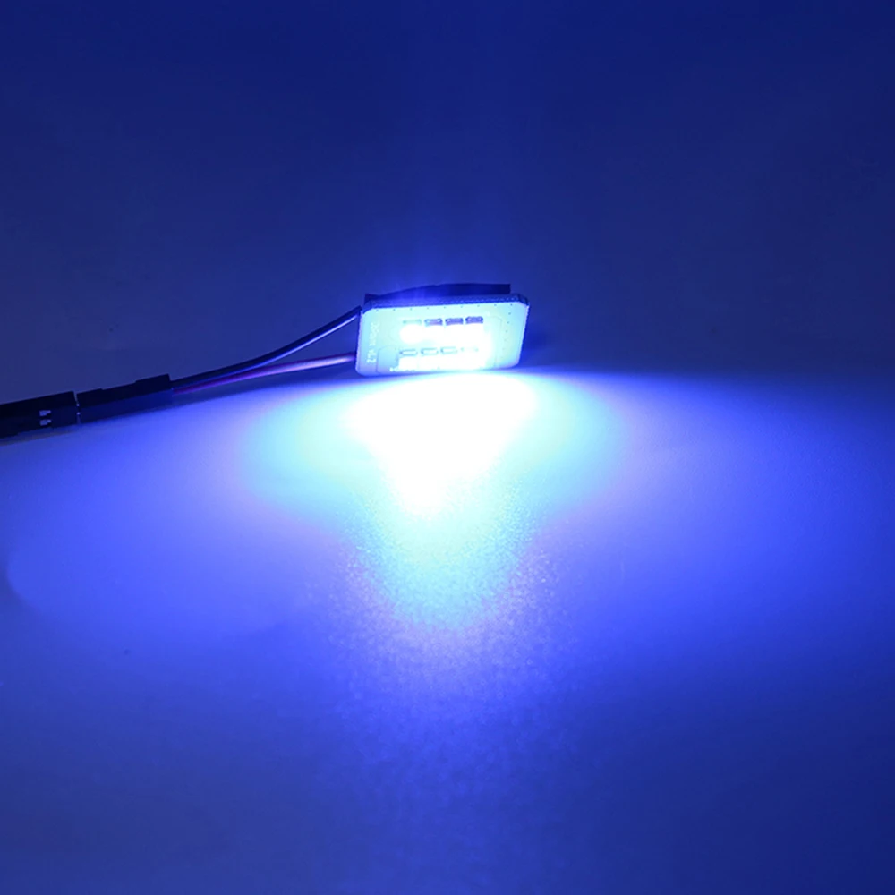 1 шт. белая синяя автомобильная светодиодная панель автомобиля лампы авто лампа