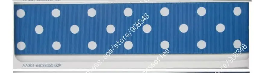 39 1-1/2 ''38 мм полиэстер горошек печатные корсажная лента пятна dotty ленты для волос аксессуары - Цвет: 39