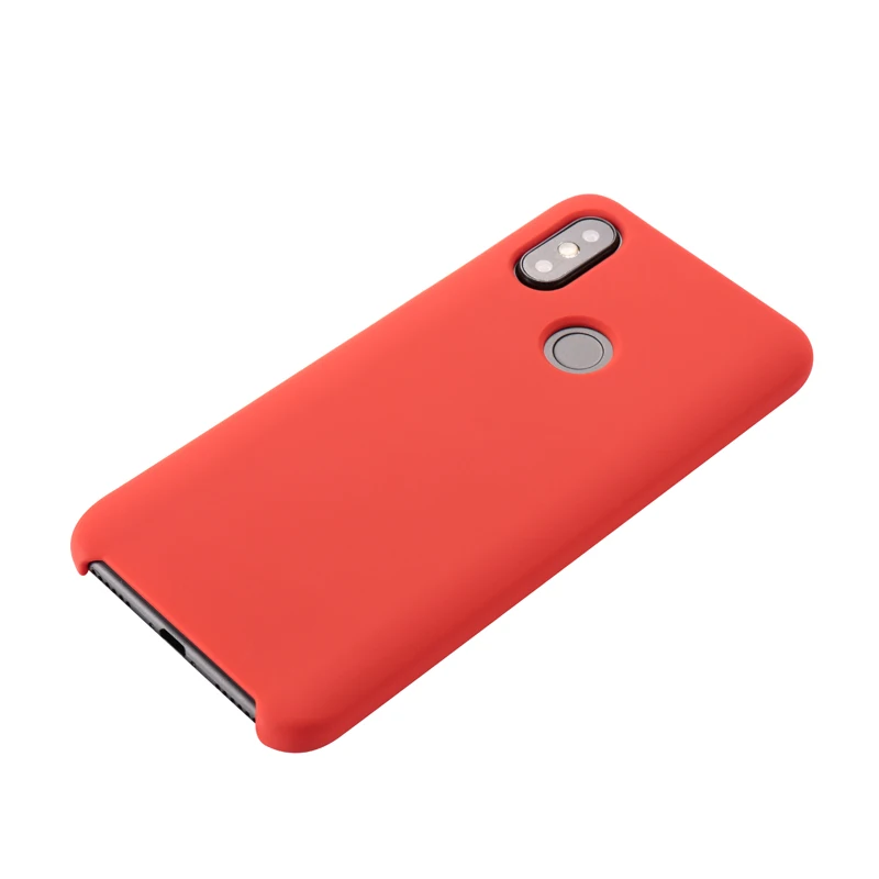 Red Официальный стильный жидкий силиконовый чехол для телефона для Xiaomi Note 3 Note4 6 Note 7 Redmi 4X 5A 5 Plus Note 5 Pro S2 mi9 - Цвет: Red