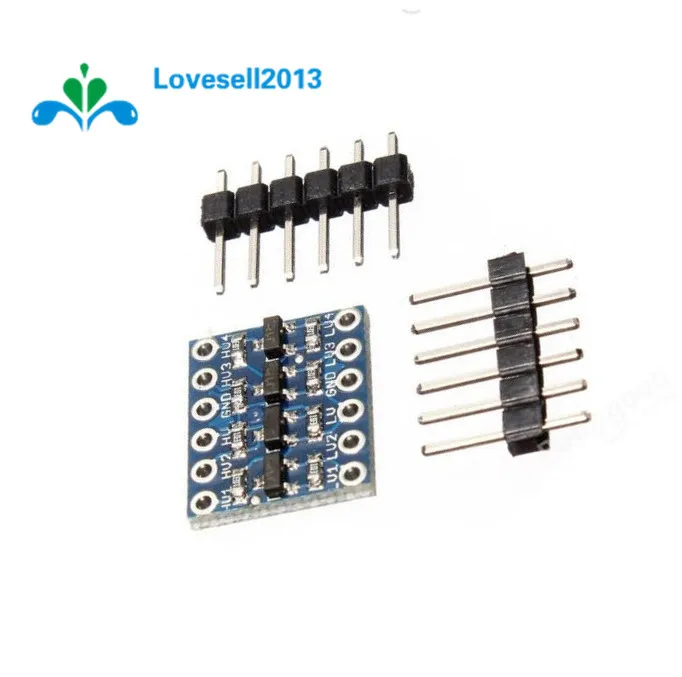 5PCS IIC I2C Logic Level Converter Bi-Directional Board Module 5V/3.3V DC For Arduino With Pins | Электроника
