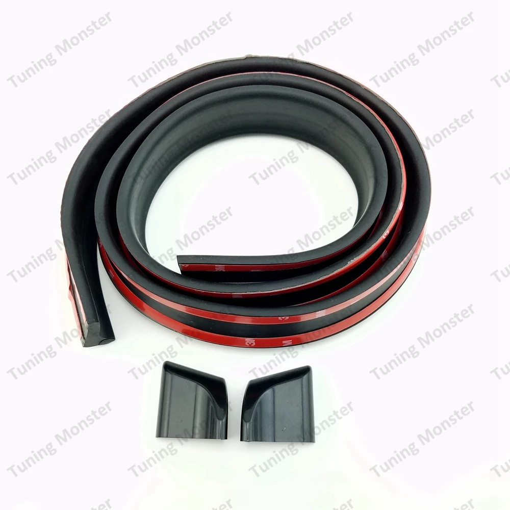 Бесплатная доставка универсальный автомобильный спойлер Monster черный длина 1 5 м