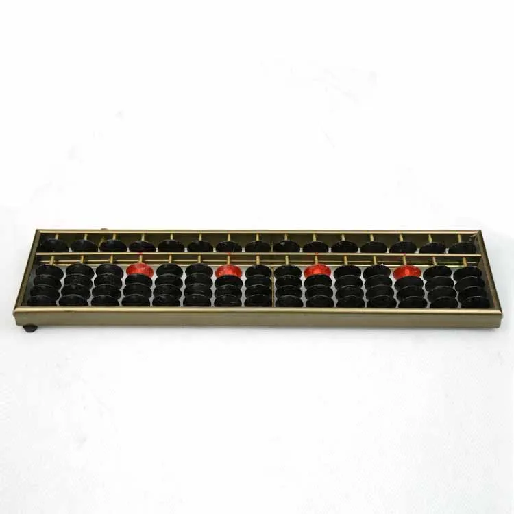 15 столбцов металлическая рама abacus китайский соробан образовательный инструмент