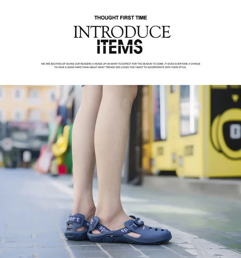 Мужские летние пляжные водостойкие сандалии, большие размеры 39-45, студенческие непромокаемые шлепанцы, легкие дышащие спортивные шлепанцы