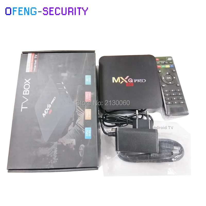 MXQPRO 4K(S905x) с клавиатурой для 2 + 16g Smart tv конвертер четырехъядерный ТВ приставка Android