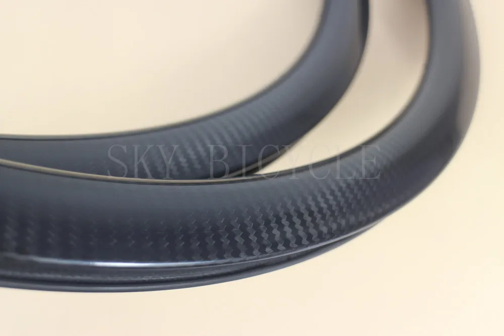 Road Disc Clincher carbon rims 24/28h 38mm deep 25mm wide 3K Twill glossy surface light CX llantas de bicicleta carbono | Спорт и