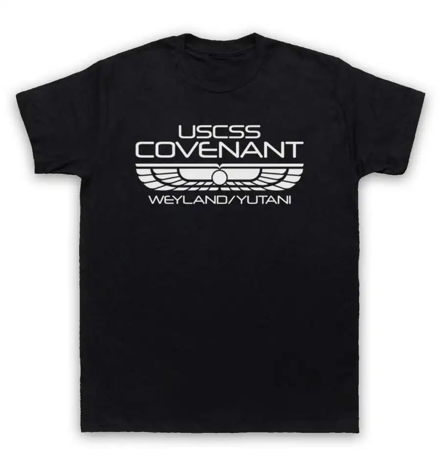 2019 брендовая качественная футболка alien covenant uscss covenent|Мужские футболки| |