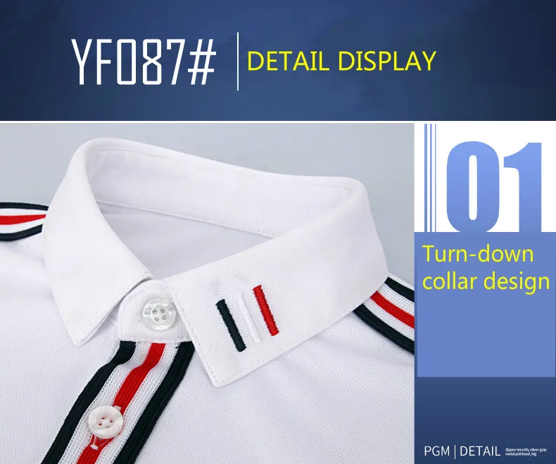 

2018 PGM Golf Wear Children's long sleeved T-shirt Boy's Breathable Moisture Absorption High Elastic Clothing size S-XL