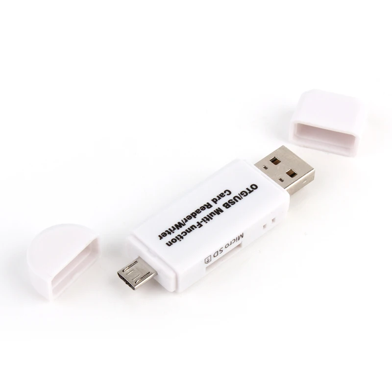 Micro USB и USB 3 в 1 OTG кард-ридер высокоскоростной USB 2,0 универсальный OTG TF/SD для ноутбука Android Computr адаптер мобильного телефона