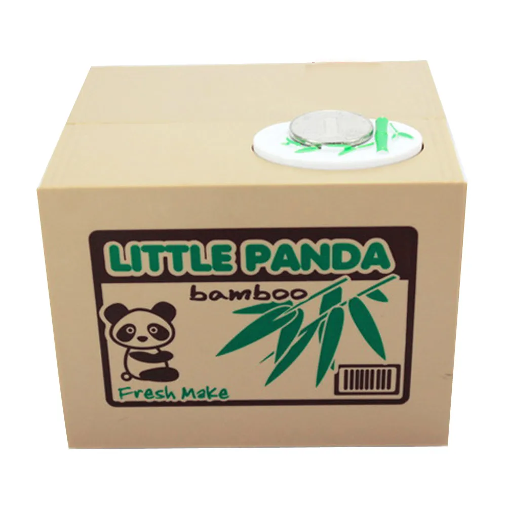 Панда вор коробки для денег игрушка подарок Дети Автоматическая